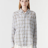 Light Check Boxy Shirt