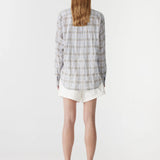 Light Check Boxy Shirt