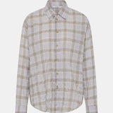 Light Check Boxy Shirt