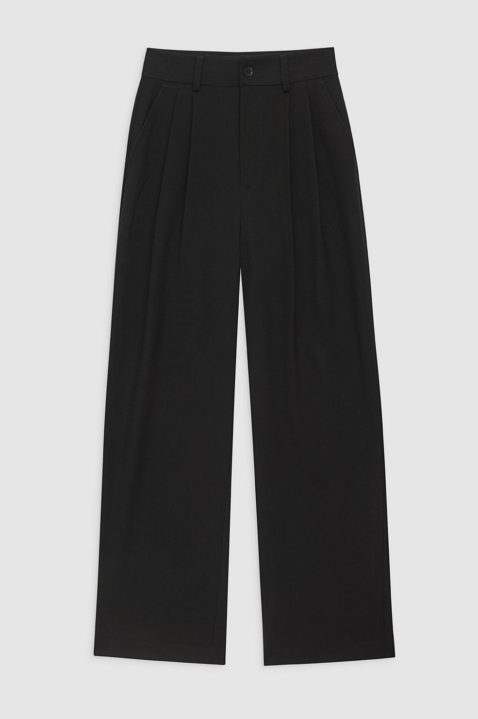Carrie Pant in Black Twill by Anine Bing