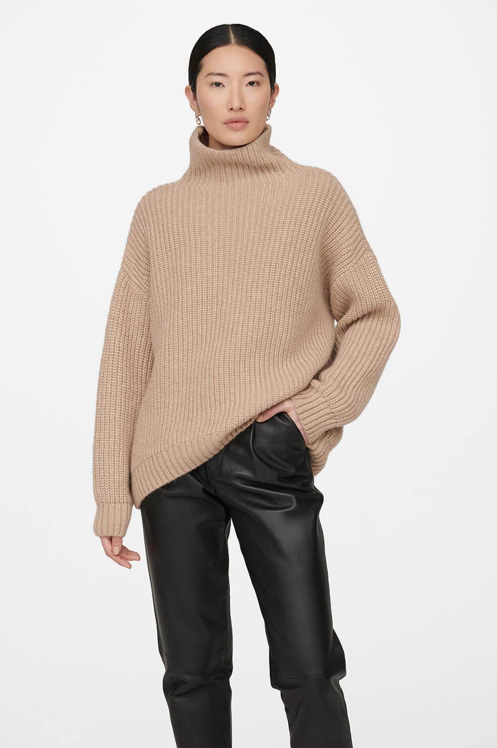 Cloth Lifestyle Boutique Sydney Sweater in Camel